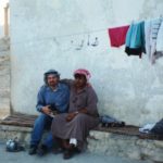 Sitting with my Bedouin friend in Palmyra, Syria